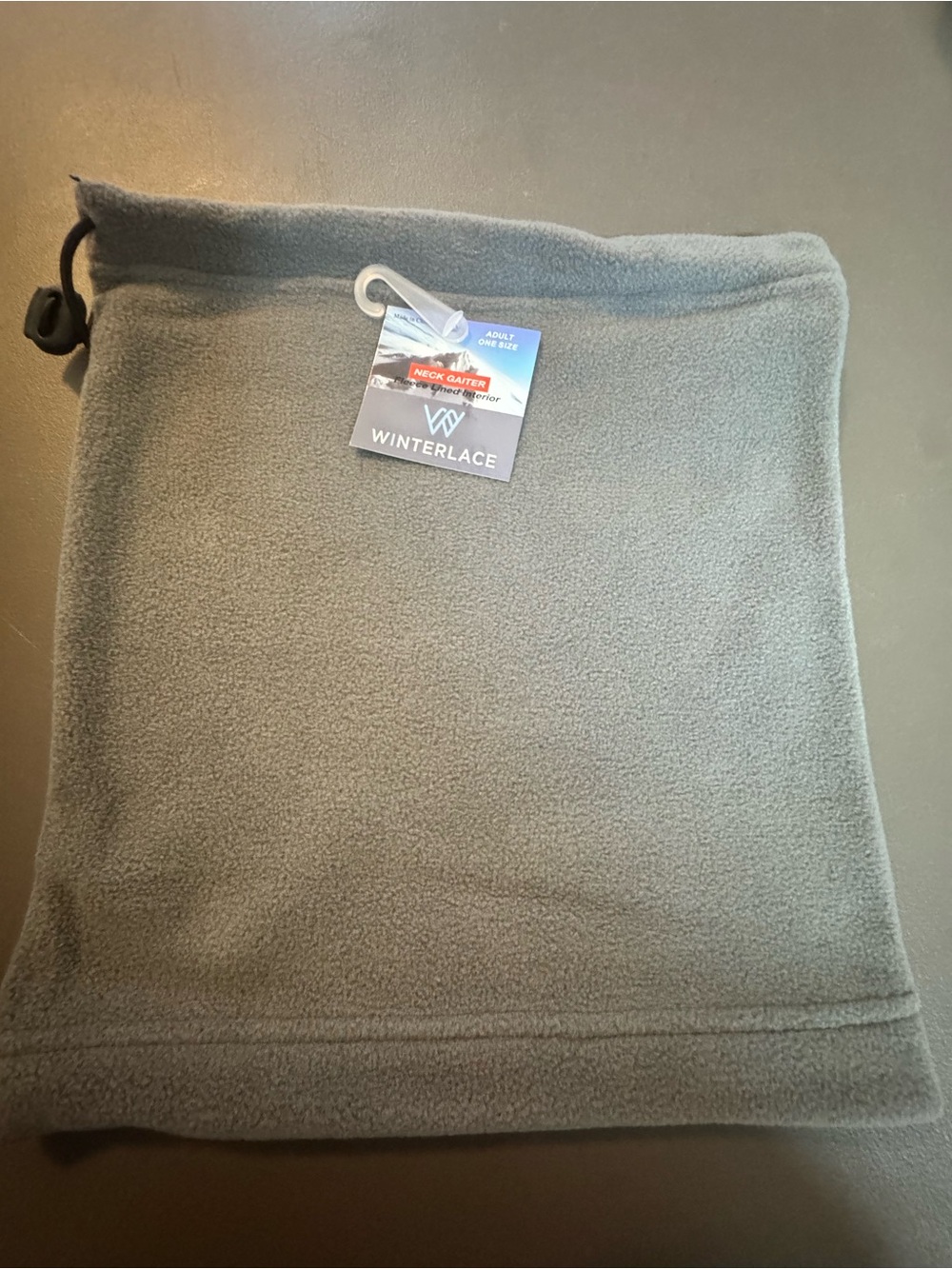 Men's Fleece Neck Gaiter - Gray